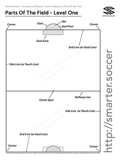 Parts Of The Field Level 1 - Game Intelligence